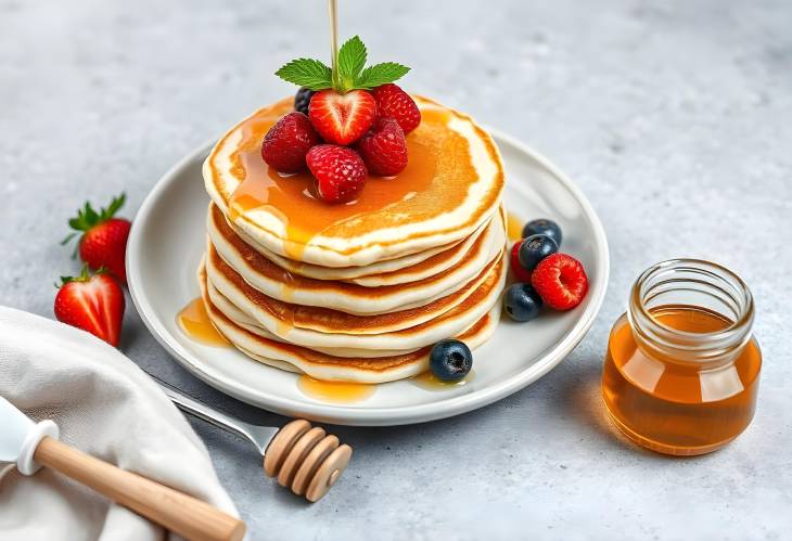 Berry Topped Pancakes A Healthy Summer Start